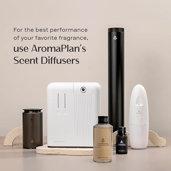 AromaPlan Hotel Scents Santal 16 Fl Oz 2 Pack (946ml), Home Luxury Aroma & Hotel Fragrance Diffuser Oil- Hotel Diffuser Oil for Aromatherapy- USA Made, Bigger Bottle, Bolder Aroma & Longer Lasting