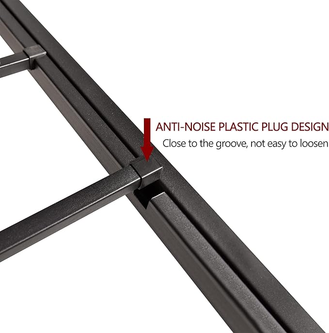 BOFENG Full Size Bed Frame with Wood Headboard,Heavy Duty Platform Bed Frame Full with Storage No Box Spring Needed,Reinforced Steel Slats Support,Mattress Foundation,Rustic Brown