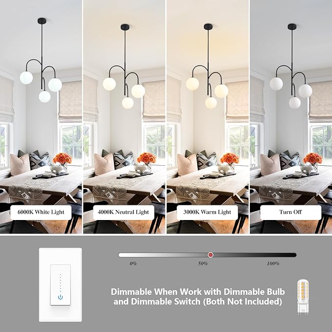 Mid Century Modern 3-Light Milk Glass Chandelier Black Globe Pendant Lights Kitchen Island White Frosted Glass Chandelier Farmhouse Vintage Dining Room Light Fixtures