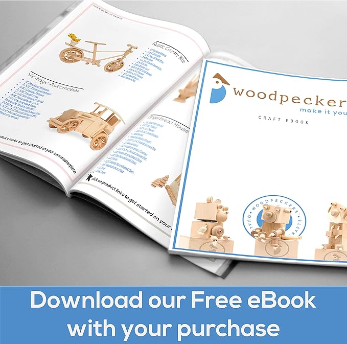 Classic Wooden Candlestick 11 inch Tall with 7/8 inch Hole, Pack of 10 Unfinished Wood Candle Holder to Craft, Paint or Decorate, by Woodpeckers