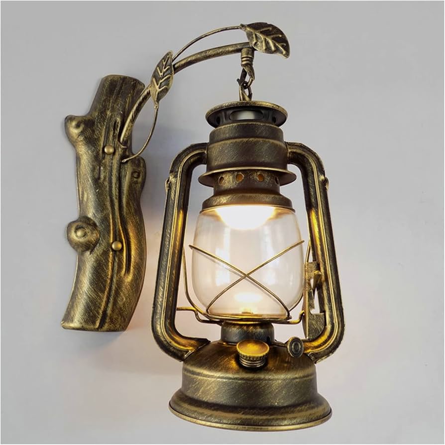 Oil-lamp style lights