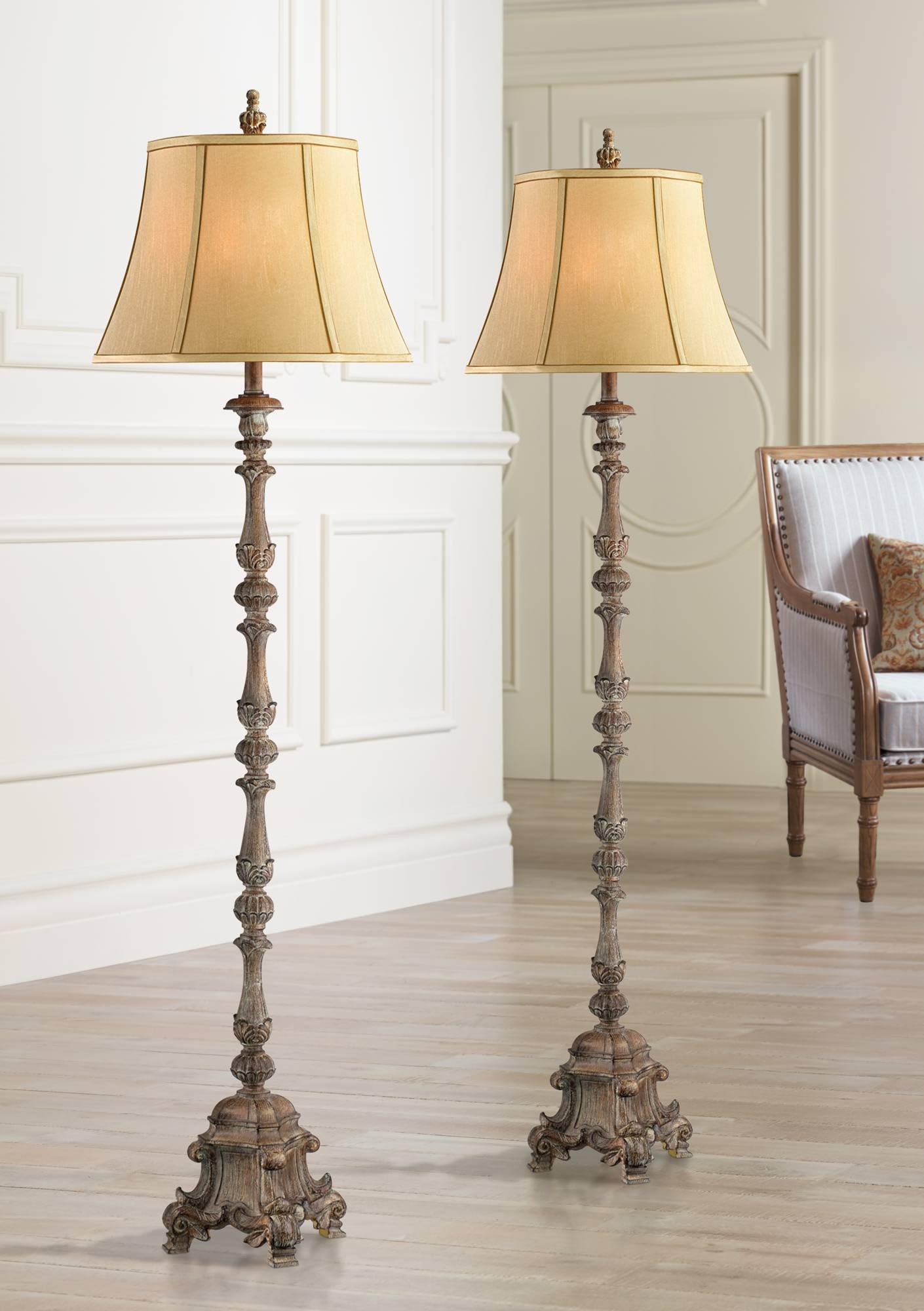 Cottage floor lamps