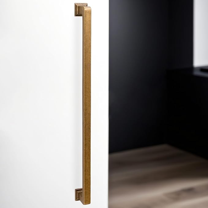 10 Pack 15 Inch Cabinet Pulls Antique Brass Kitchen Cabinet Handles Zinc Alloy Drawer Pulls Solid Cabinet Hardware