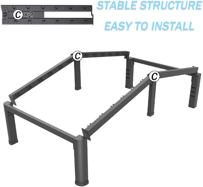 FUIOBYVV 14 Inch Twin Bed Frame with Rounded Corner and Headboard Hole Mattress Retainers 3500 LBS Metal Heavy Duty Steel Slats Support No Box Spring Needed Platform Noise Free Easy Assembly