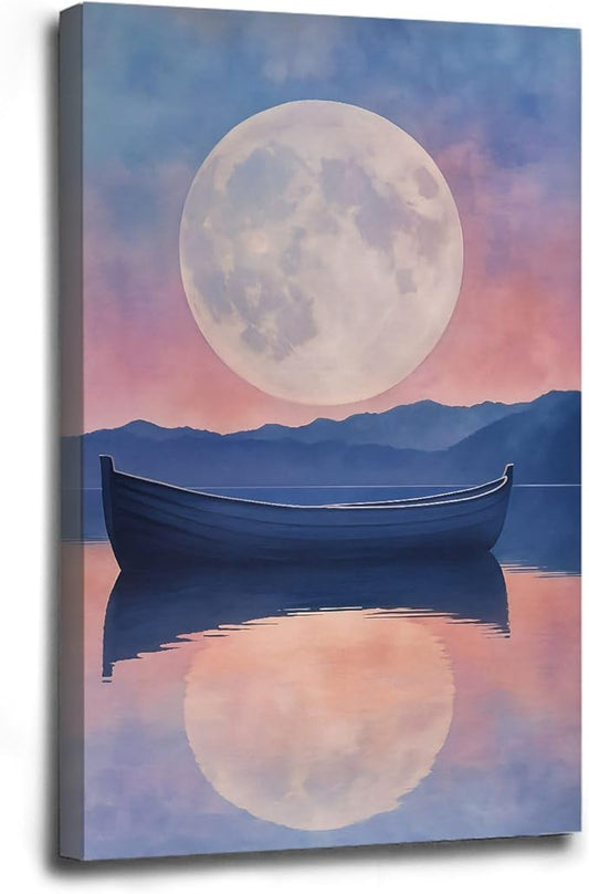 Framed Canvas Prints Afterglow Digital Print Music Poster Aesthetic Bedroom Print Watercolour Art Girly Wall Art Wall Hanging 8x12in-Framed