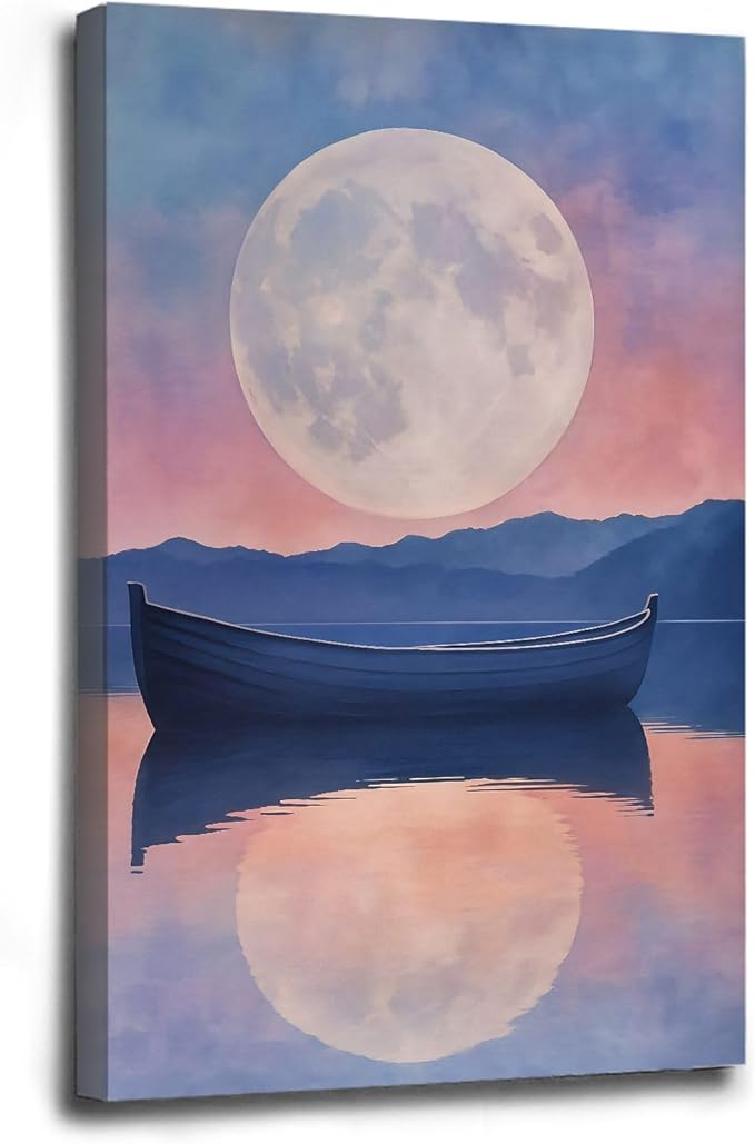 Framed Canvas Prints Afterglow Digital Print Music Poster Aesthetic Bedroom Print Watercolour Art Girly Wall Art Wall Hanging 12x18in-Framed