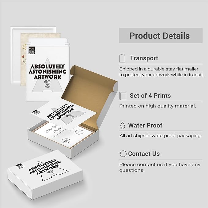 SIGNWIN Framed Set Vintage Wildflower Bouquet Antique Botanical Illustrations Modern Art Decorative Scenic Multicolor Nature Wilderness for Bedroom - 8"x10"x 4 White