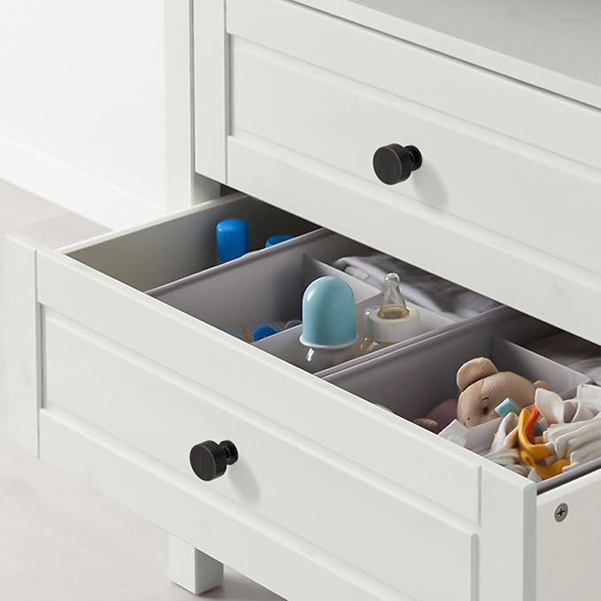 Asidrama 20 Pack Oil Rubbed Bronze Kitchen Cabinet Knobs Drawer Cabinet Hardware Zinc Knobs for Dresser Drawers