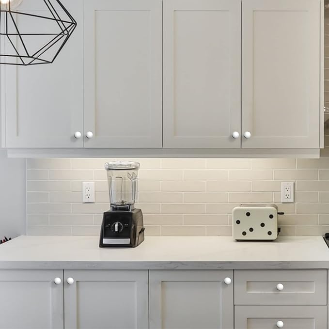 Asidrama 30 Pack Polished Chrome Cabinet Knobs, Zinc Material, for Kitchen Cabinets, Drawers, Dressers - 1.2inch Diameter, 28mm Height