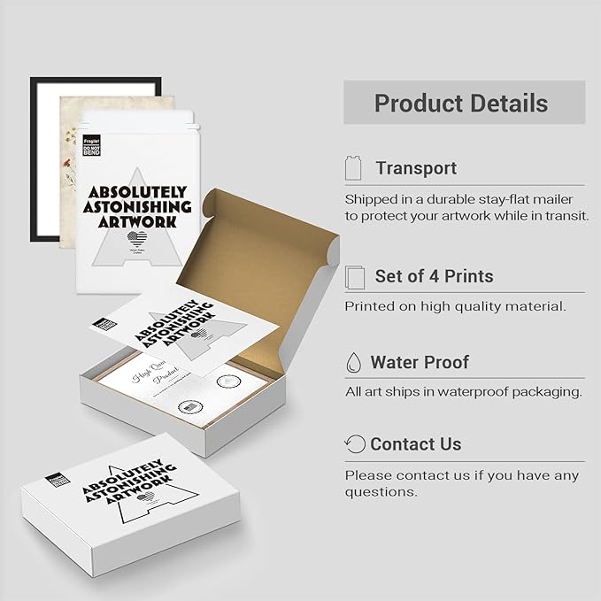 SIGNWIN Framed Set Vintage Wildflower Bouquet Antique Botanical Illustrations Modern Art Decorative Scenic Multicolor Nature Wilderness for Bedroom - 12"x16"x4 Black