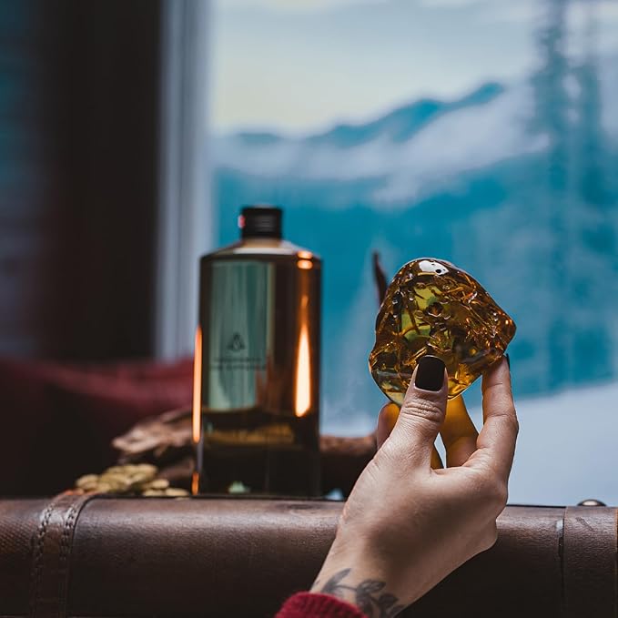 AromaPlan Fragrance Oil Spiced Amber 5 Fl Oz (148ml) Winter Collection | Luxury Hotel Scent Diffuser Oil | Hotel, Home & Spa | Non-Toxic, Made in USA - Bigger Bottle, Bolder Aroma & Longer Lasting