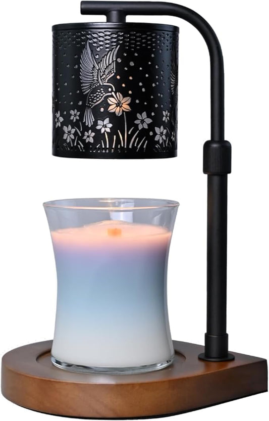 Candle Warmer Lamp Timer - Hummingbird Candle Lamp Warmer, Birthday Gifts for Women, Mothers Day Gifts for Mom, House Warming Gifts New Home, Candle Warmer for Jar Candles with 2 Bulb