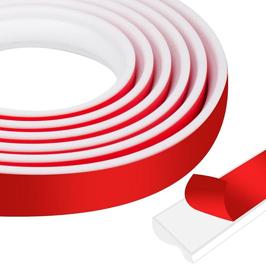 10 Ft x 1.3'' Peel and Stick Wall Molding Trim,Chair Rail Wainscoting Panel,Self-Adhesive Flexible Molding Trim for Home Decoration & Wall Protection(White)