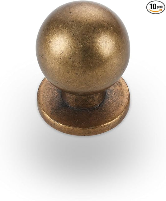 10 Pack Kitchen Cabinet Knobs Antique Brass Cabinet Knobs Drawer Knobs Kitchen Hardware