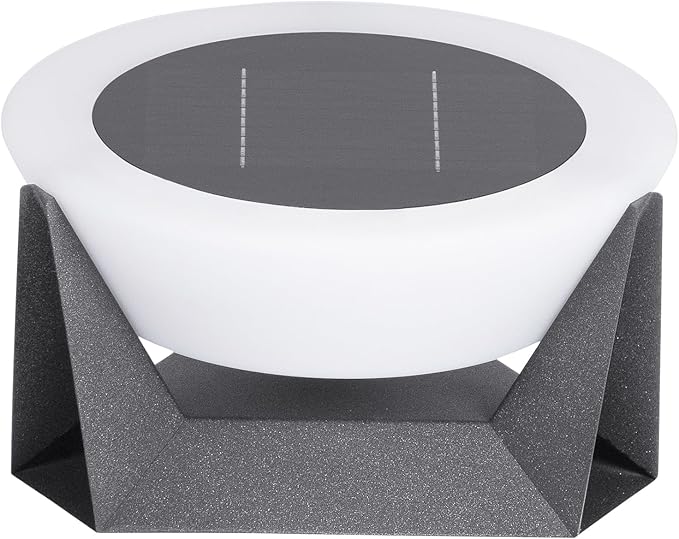 Solar Post Lights, 11" Modern Pillar Light Outdoor Column Gate Posts Cap Lamp Outside Waterproof Solar Lantern 3000K LED Landing Lighting Fixture for Patio Driveway Garden Decoration