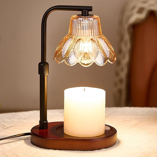 Candle Warmer Lamp with Timer and Dimmer-Candle Warming Lamp for House Warming Gifts,Brithday Gifts for Women Mom,Adjustable Height for Wax Warmer Lamp,Home Decor