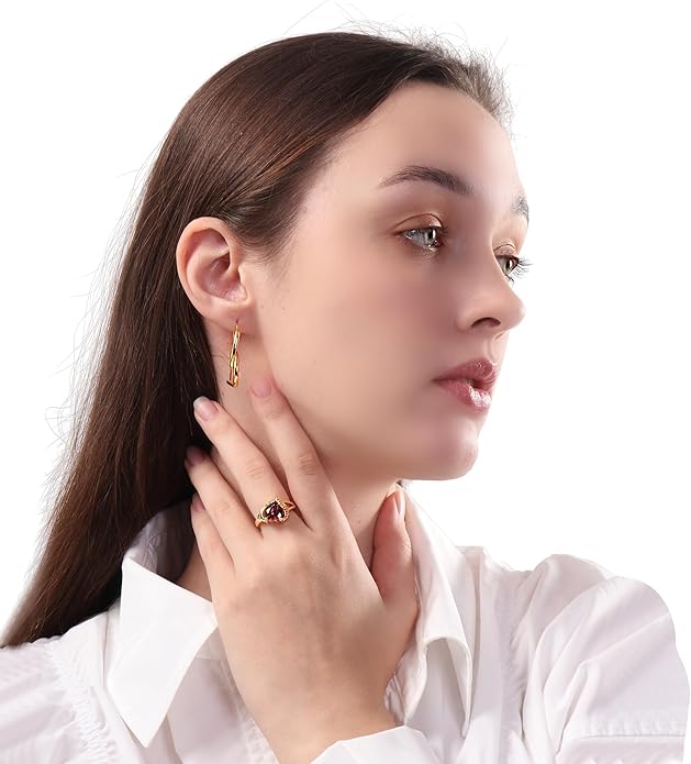 Engagement Rings for Women AAA+ Heart Cubic Zirconia Promise Rings for Her Valentines Day Gifts Womens Rings Black Gold Gothic Rings Promis Ring Wedding Rings Statement Rings for Women