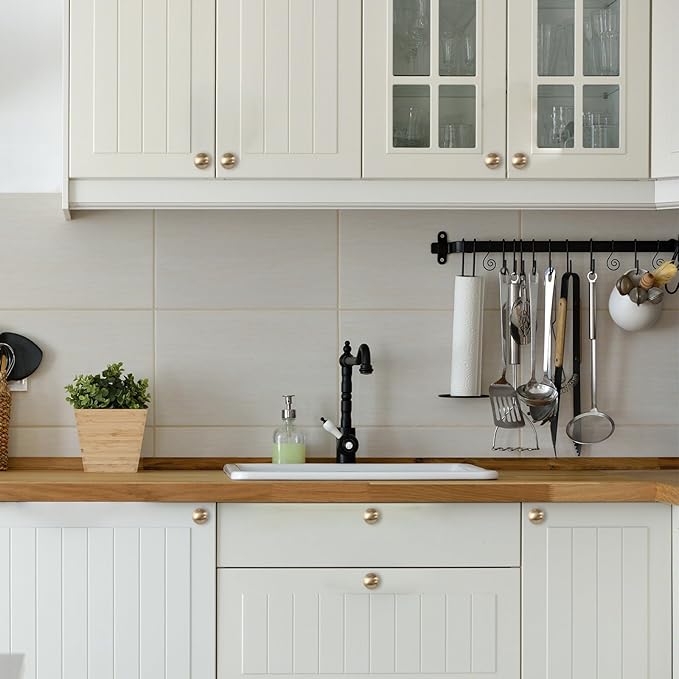 6 Pack Kitchen Cabinet Knobs Champagne Bronze Cabinet Knobs Drawer Knobs Kitchen Hardware