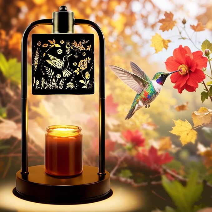 Candle Warmer Lamp Electric with Timer: Wax Melts for Warmer Yankee Candles Large - Dimmable Candle Warmer for Birthday Christmas Gift Bedroom Home Decor