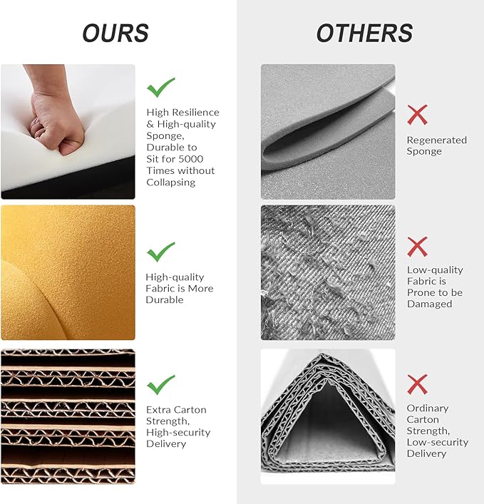 HULALA HOME Velvet Accent Chairs Set of 2 with Shell Shaped Back, Modern Cute Living Room Bedroom Armchairs with Gold Legs, Comfy Upholstered Vanity Chairs for Makeup Room, Mustard