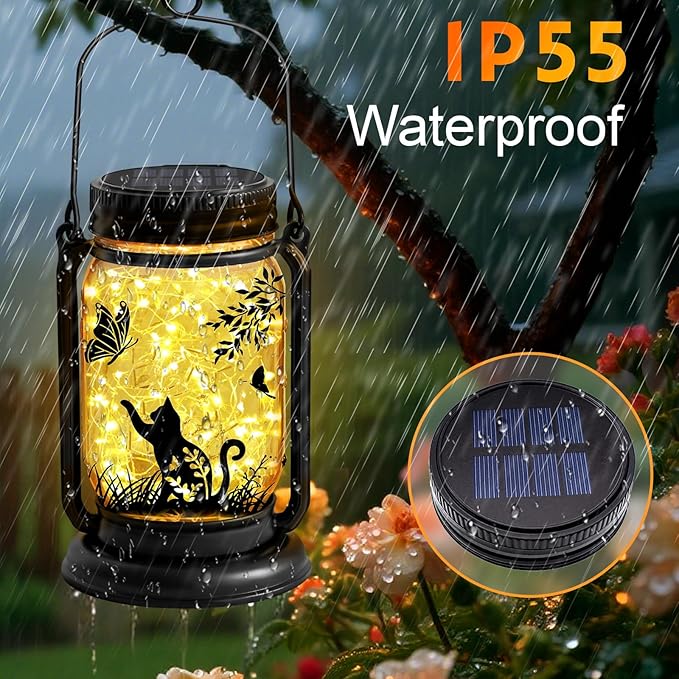 6 Pack Solar Light Replacement Top (Top 2.83 Inch, Bottom 2.91 Inch), Replacement Solar Light Parts for Mason Jar Lantern, LED Lantern Light Lids Outdoor Waterproof for Garden, Pathway, Yard Decor