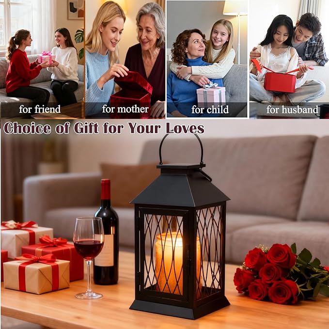 Black Candle Warmer Lamp with Timer Dimmable,Compatible with 3 Wick Candles/Large Candel Jar,Vintage Lamps Candle Warming Lamp,Fully Enclosed Designed/Hanging Up-Electric